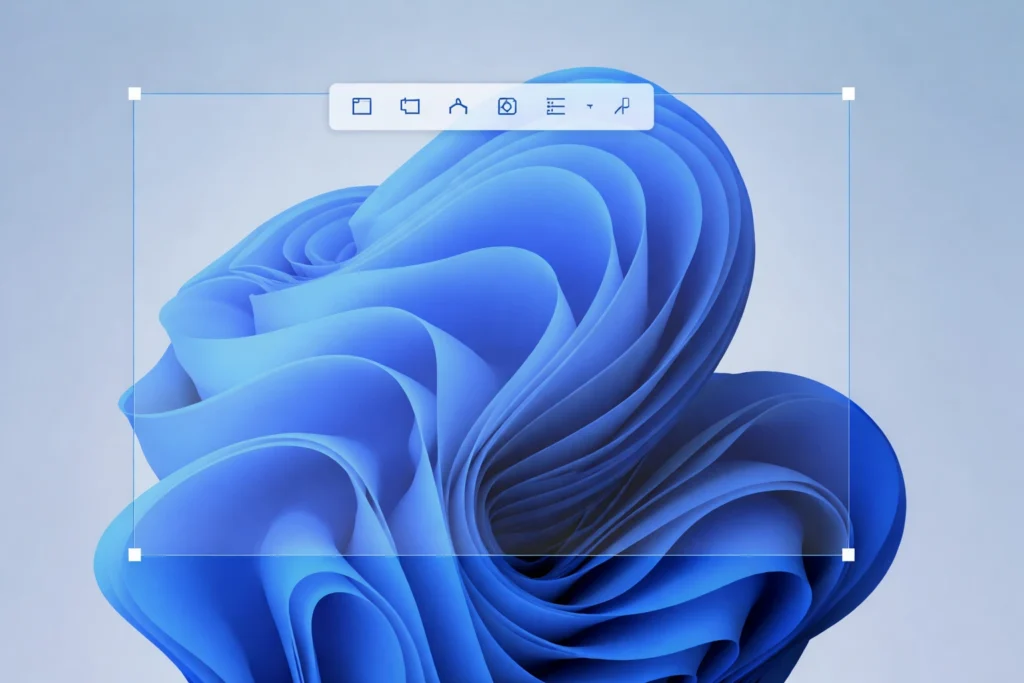Windows Shift S shortcut for screen snip