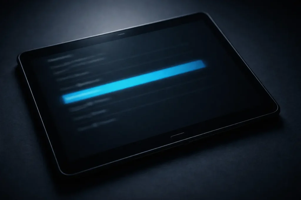 Android Recovery Mode screen on Samsung Galaxy tablet with wipe data factory reset option highlighted