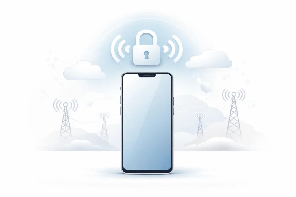 Boost Mobile phone with unlock icon showing carrier freedom process