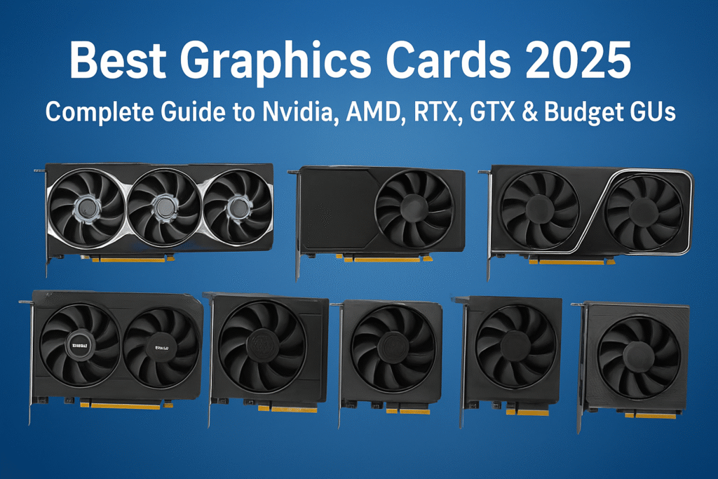  Example of a balanced PC build showing a CPU paired with a mid-range GPU performance card.
