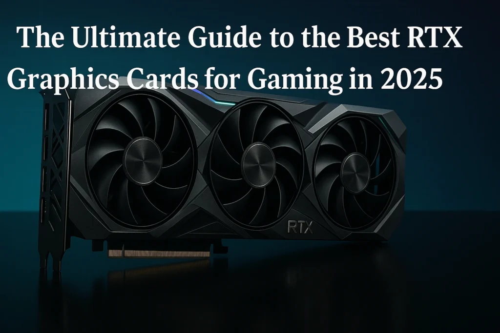 Best RTX Graphics Cards for Gaming in 2025 with custom three-fan cooler for 4K gaming