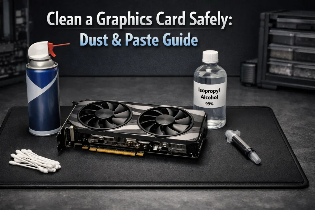 Clean a Graphics Card Safely Dust & Paste Guide