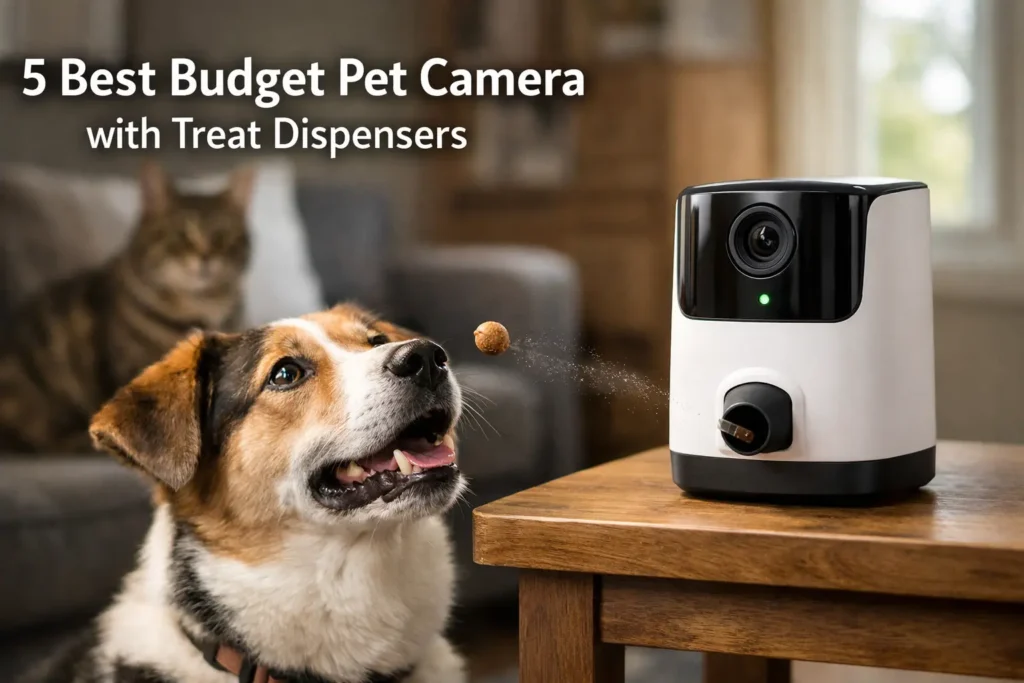 Budget Pet Camera with Treat Dispenser 5 Best Picks 2026