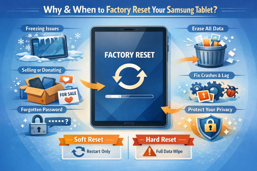 Factory Reset a Samsung Tablet