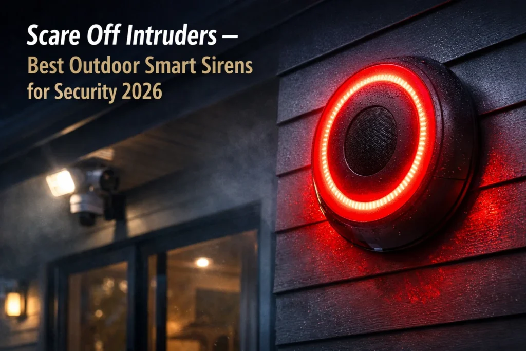Scare Off Intruders Best Outdoor Smart Sirens for Security 2026