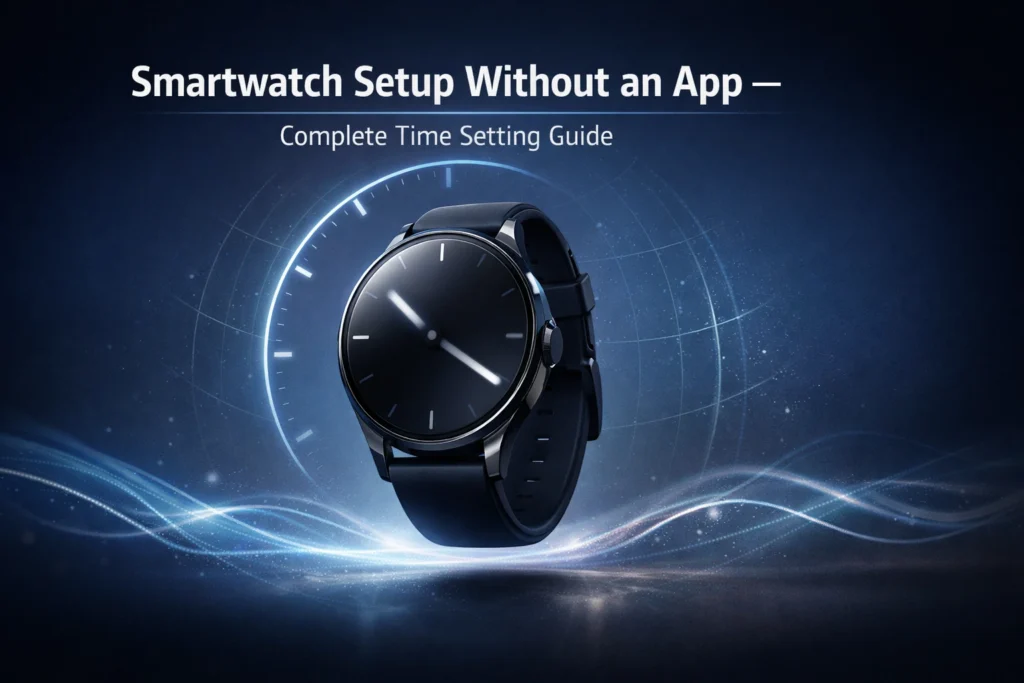 Smartwatch Setup Without an App Complete Time Setting Guide
