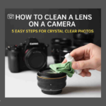 How to clean a lens on a camera using a microfiber cloth
