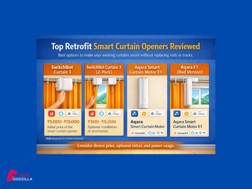 Best retrofit smart curtain opener for home automation.