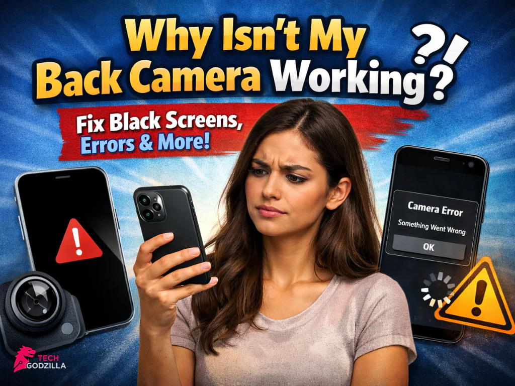 Why isn't my back camera working and how to fix it